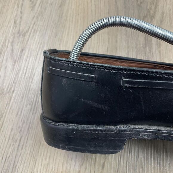 Allen Edmonds Grayson Shoes Mens Size 11 A Black Tassel Loafers Narrow USA